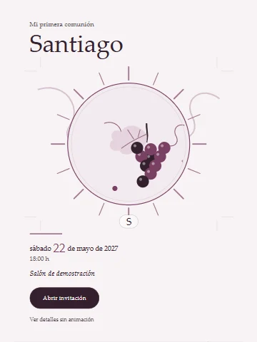 Vista previa de Uvas sobre papel