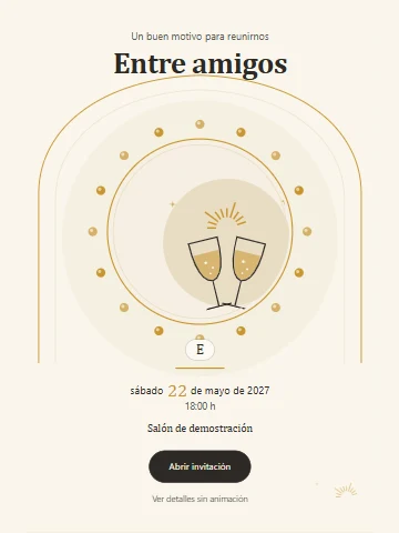 Vista previa de Un brindis en jardín