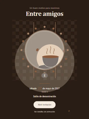 Vista previa de Biombo de café