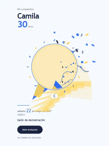 Vista previa de Confeti de autor