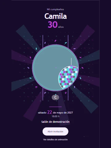 Vista previa de Biombo disco