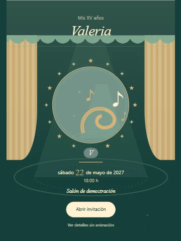 Vista previa de Gala esmeralda