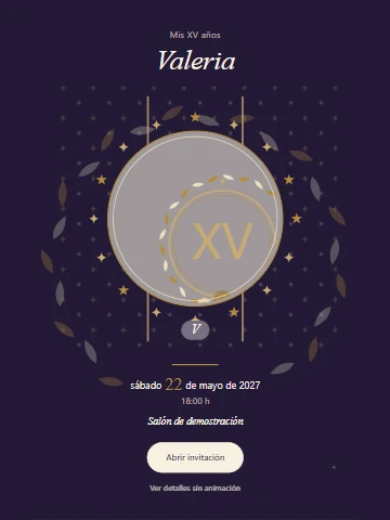 Vista previa de Biombo de mis XV