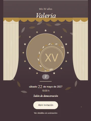 Vista previa de Teatro de mis XV